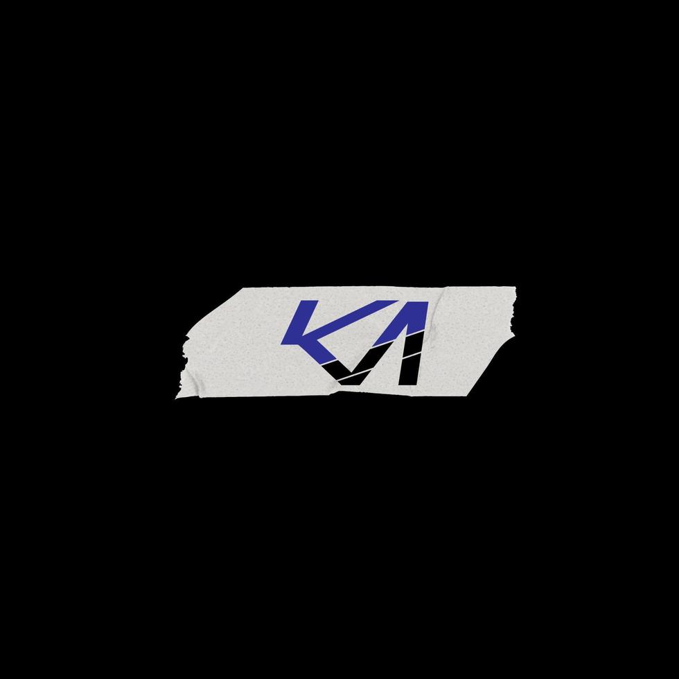 KA Text Logo vector