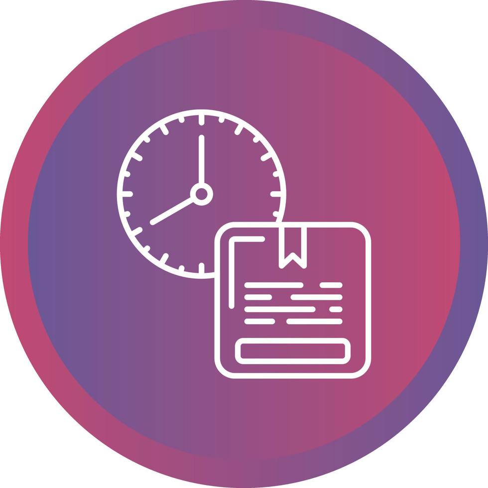 On Time Delivery Vector Icon