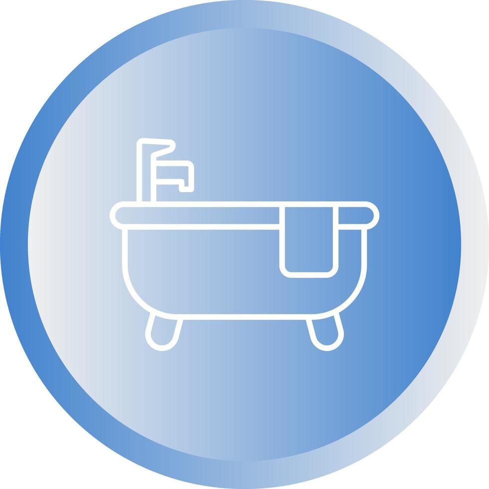 Bathtub Vector Icon