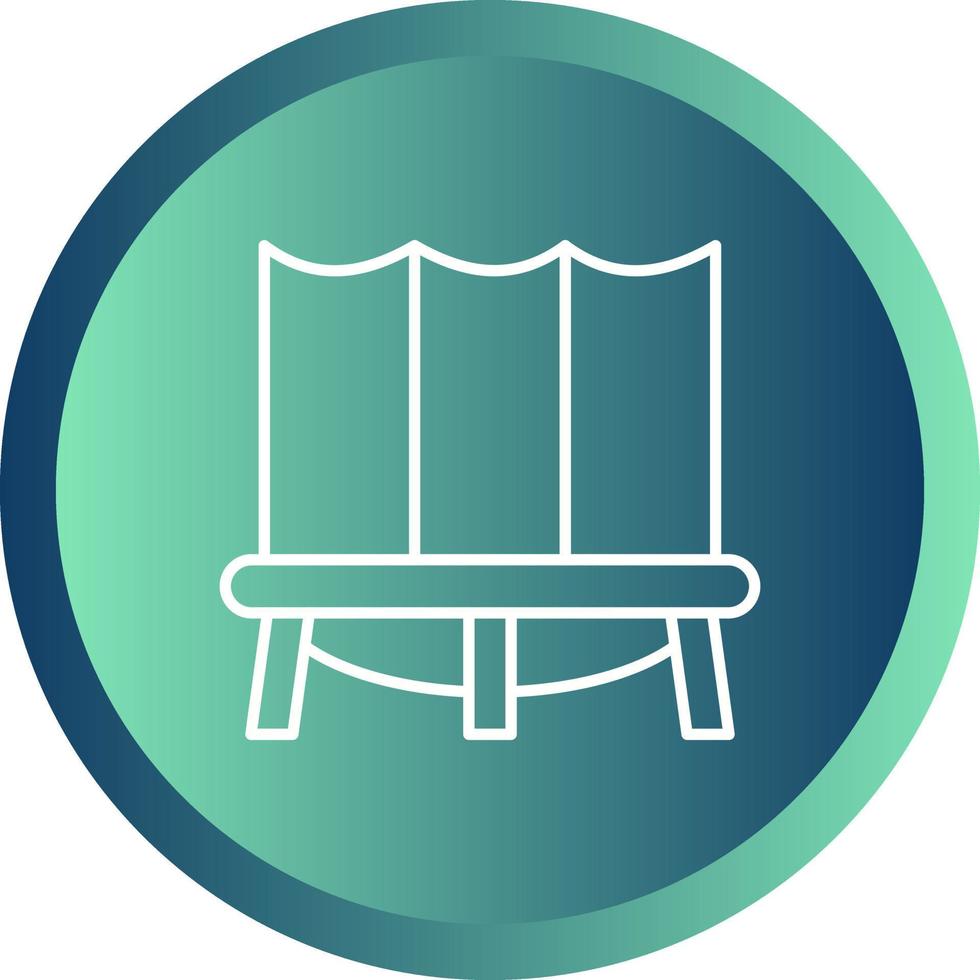 Trampoline Vector Icon