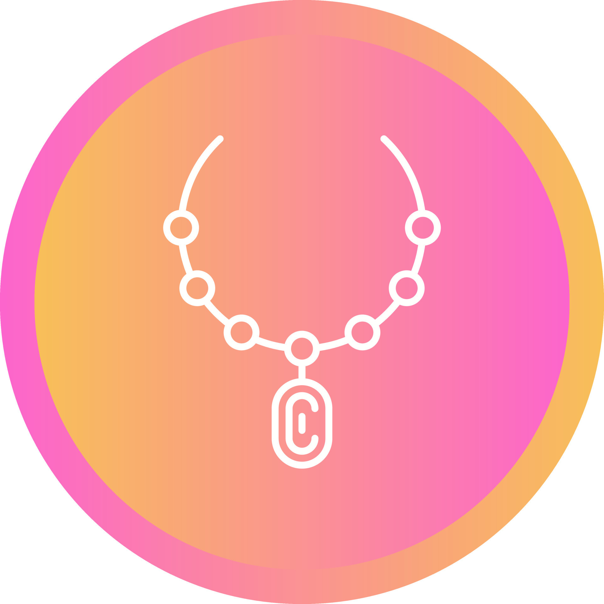 Necklace Vector Icon 14421591 Vector Art at Vecteezy