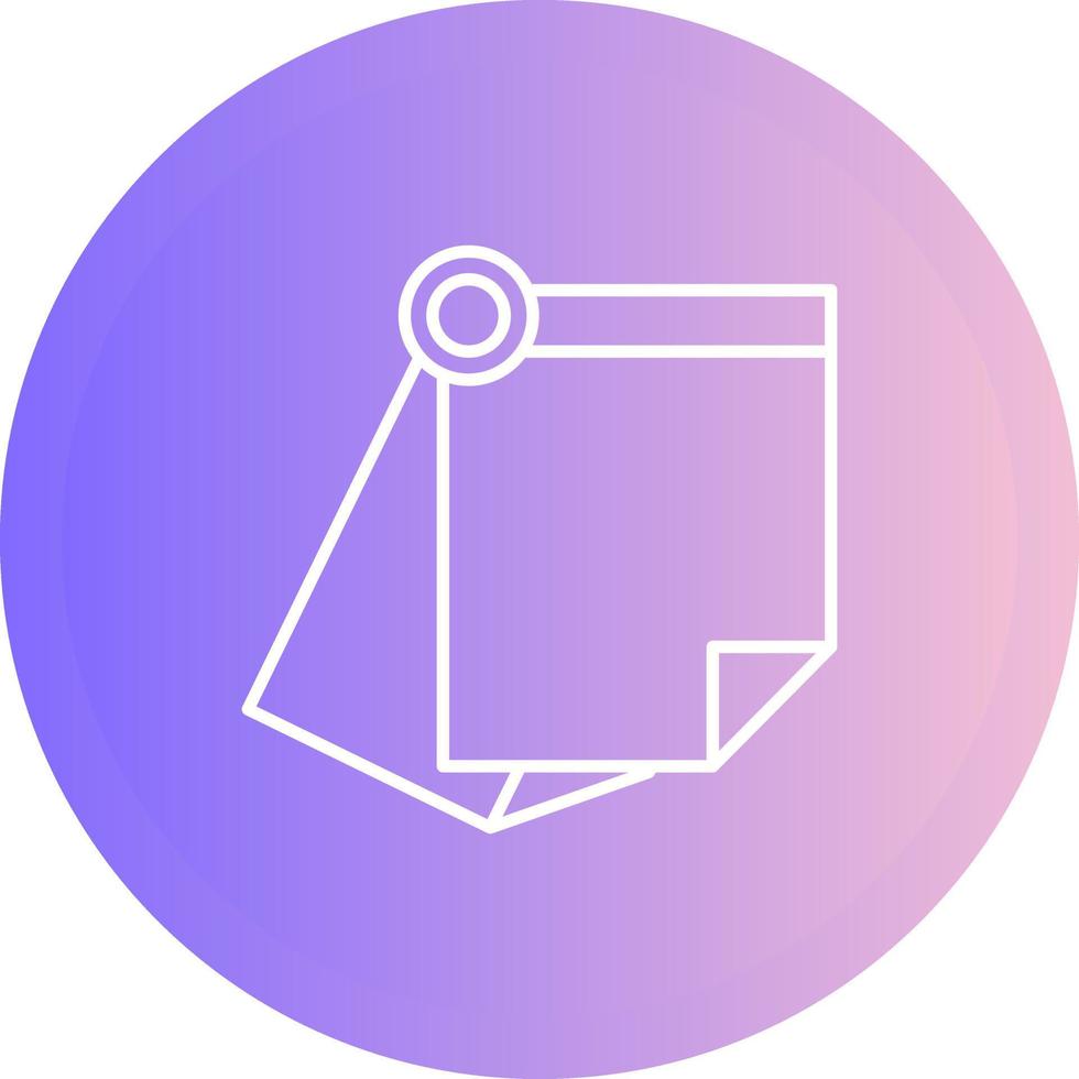 Sticky Note Vector Icon