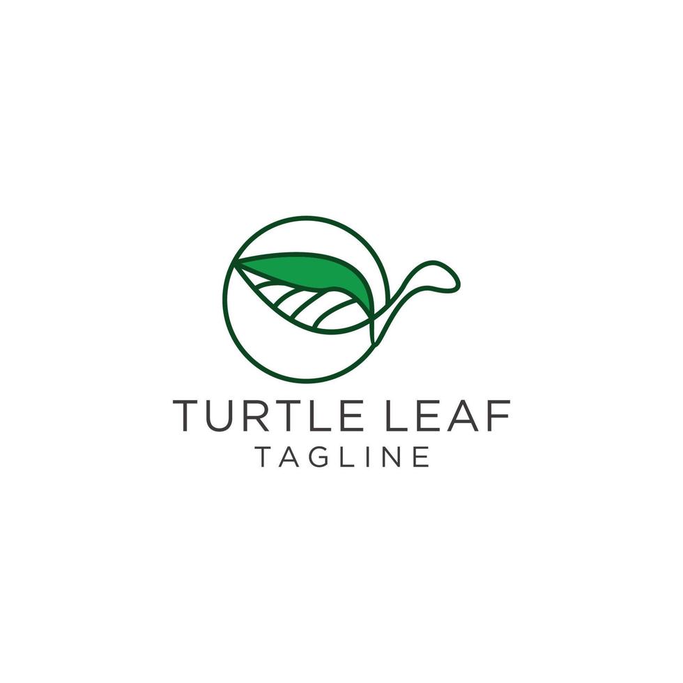 vector plano de plantilla de diseño de icono de logotipo de tortuga