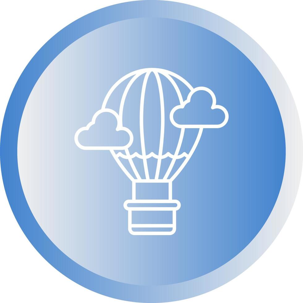 Hot Air Balloon Vector Icon