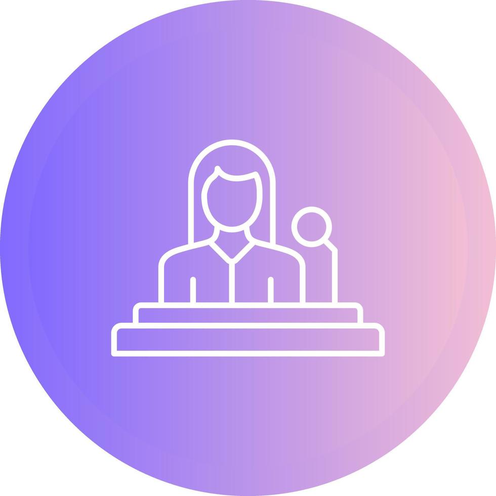 Lectern Vector Icon