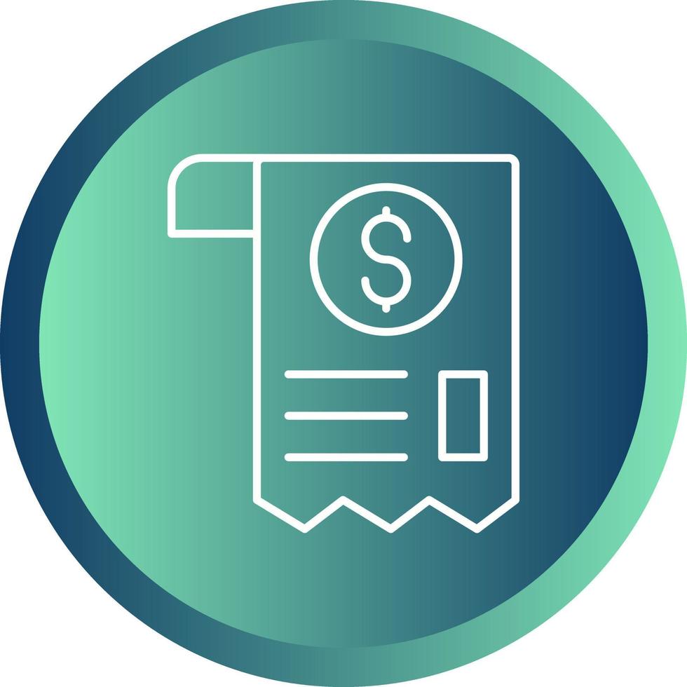 Receipt Vector Icon