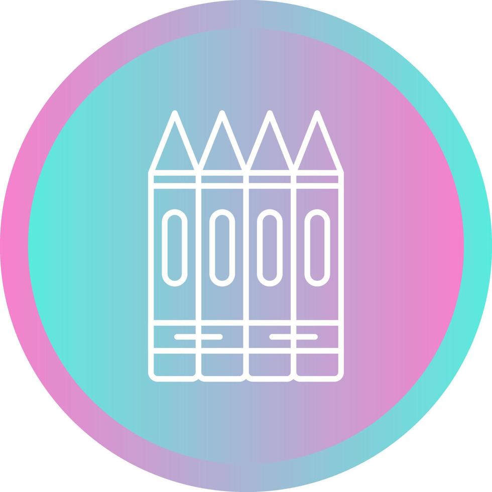 Crayons Vector Icon