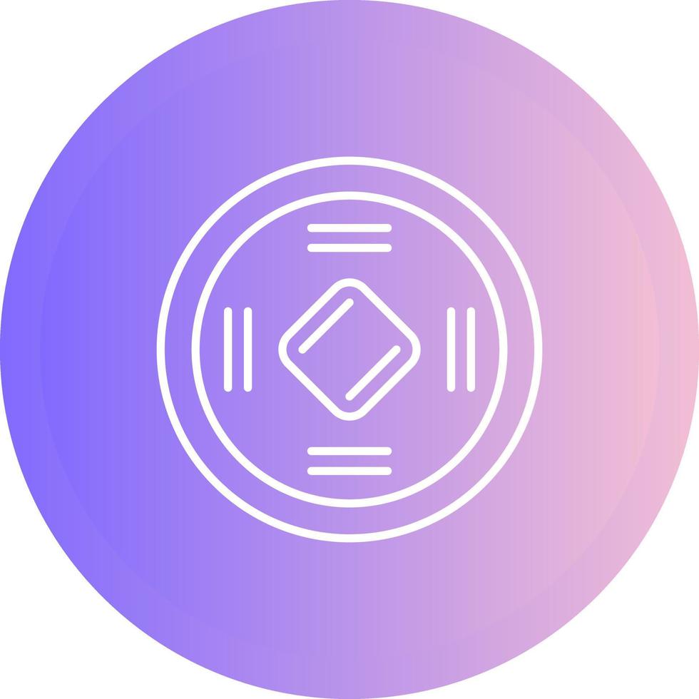 Lucky Coin Vector Icon