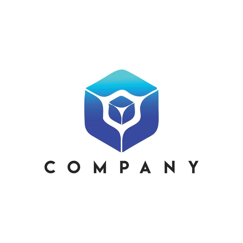 Cube Core Logo template Vector illustration