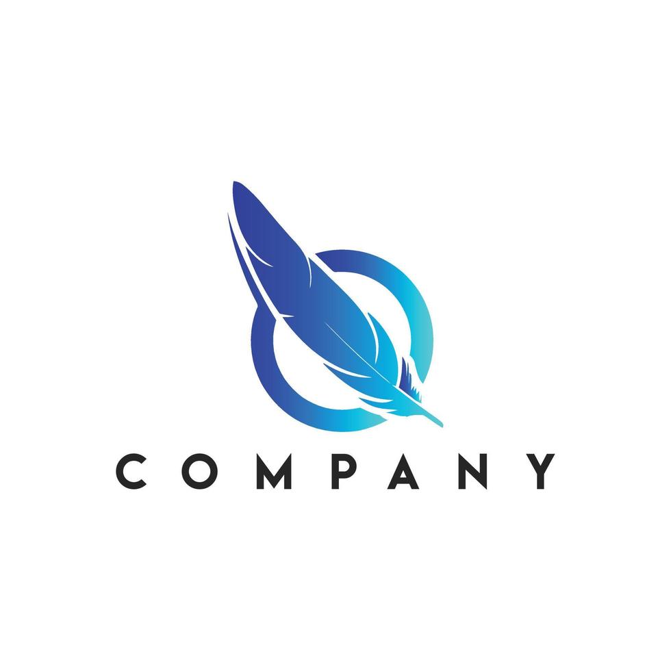Featherlite Logo, feather logo vector