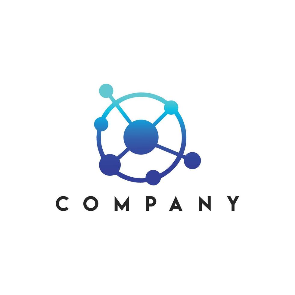 Gravitation System Logo template Vector illustration
