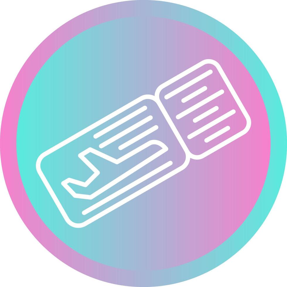 Plane Tickets Vector Icon