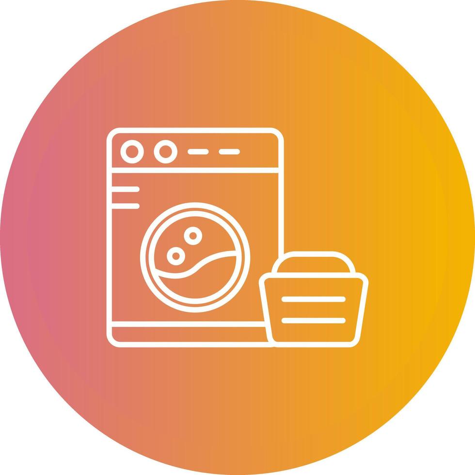 Washing Machine Vector Icon