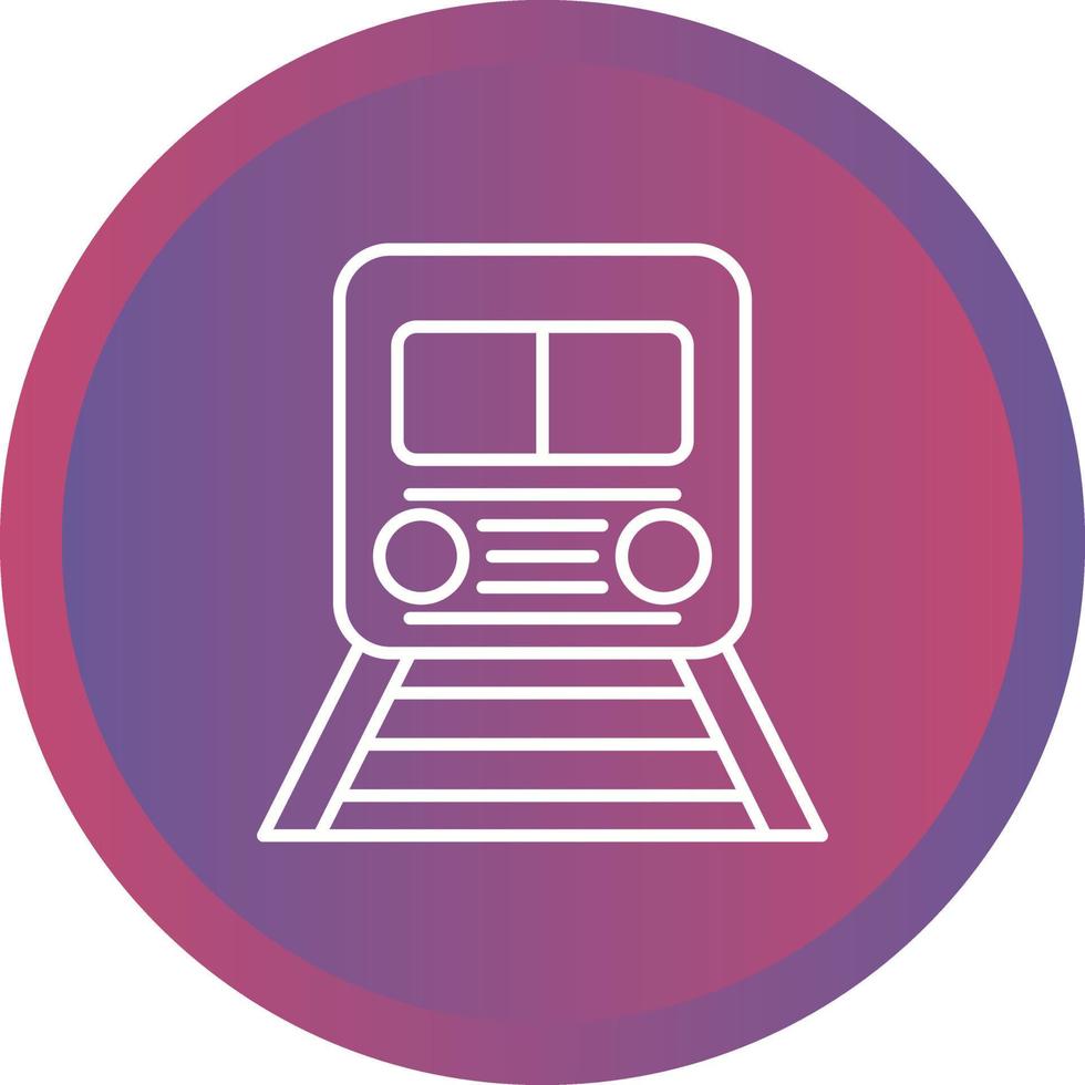 icono de vector de metro