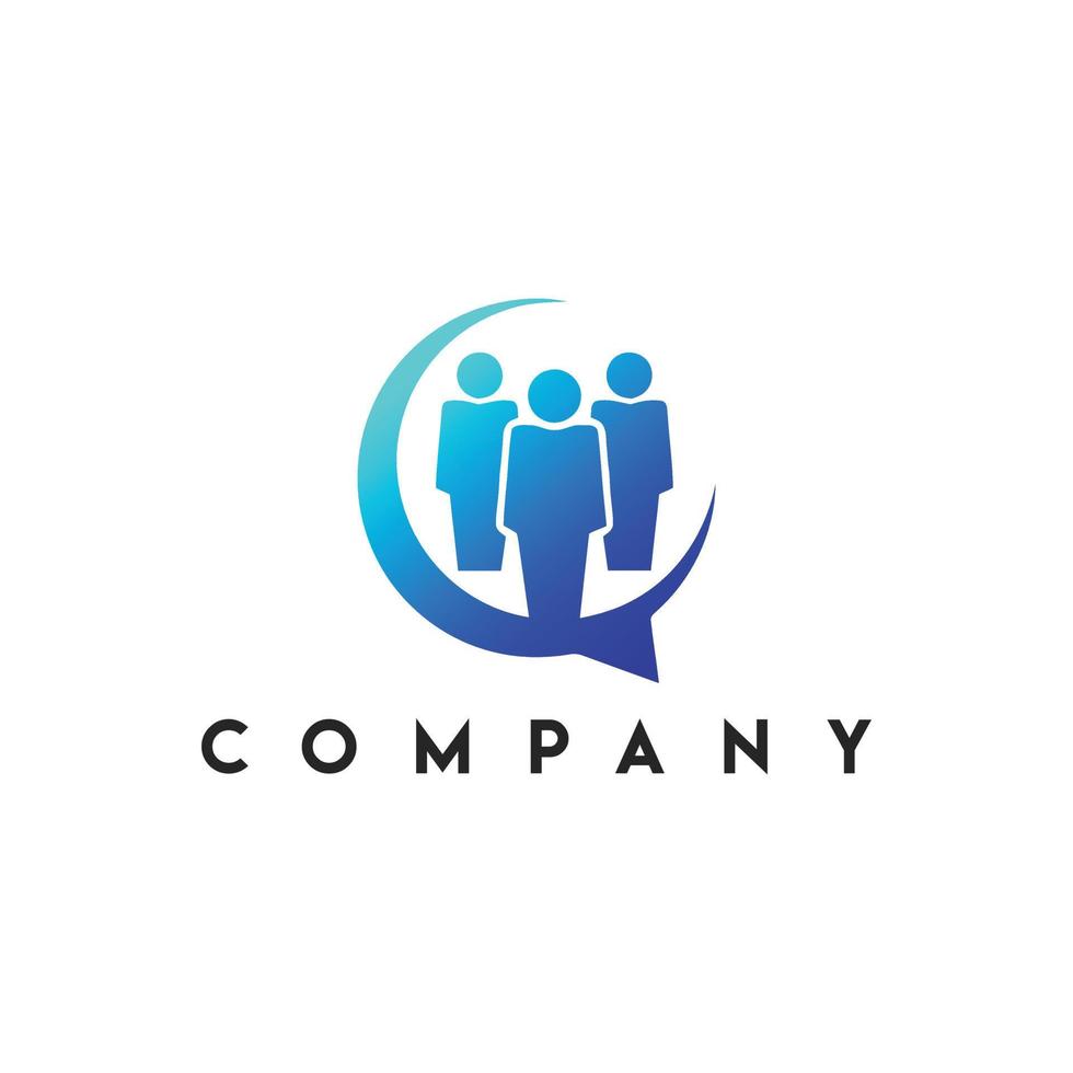 Group Survey Logo, Business start-up logo vector