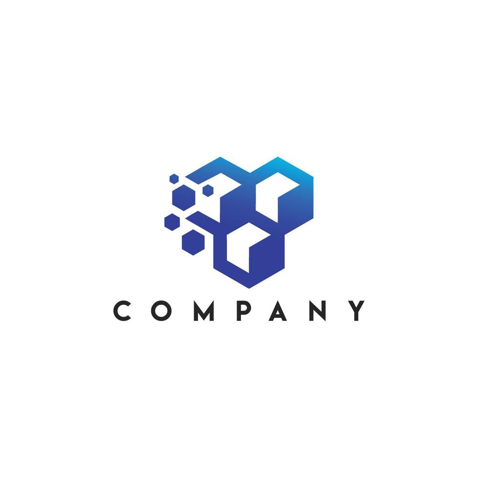 Data Cubes Logo, Cube Financial Stats Logo vector