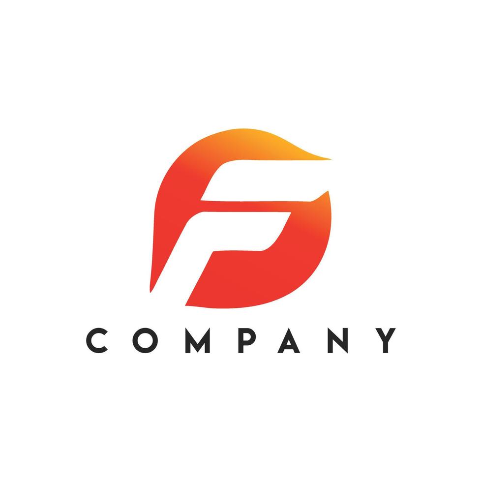 logotipo de fanta studio, logotipo de la letra f vector