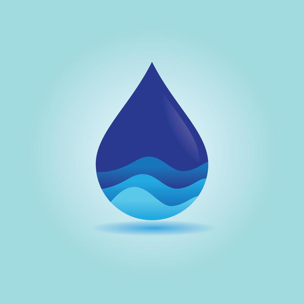 Water drop logo images vector