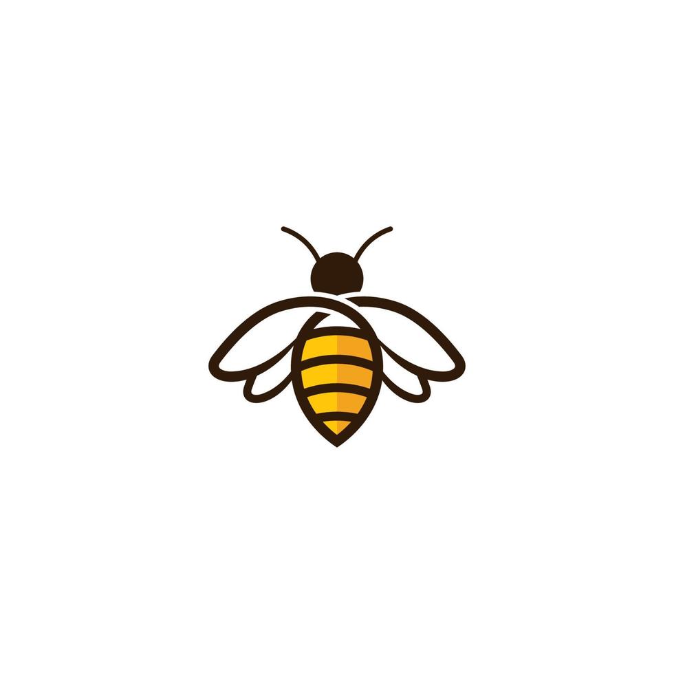 Bee logo images vector