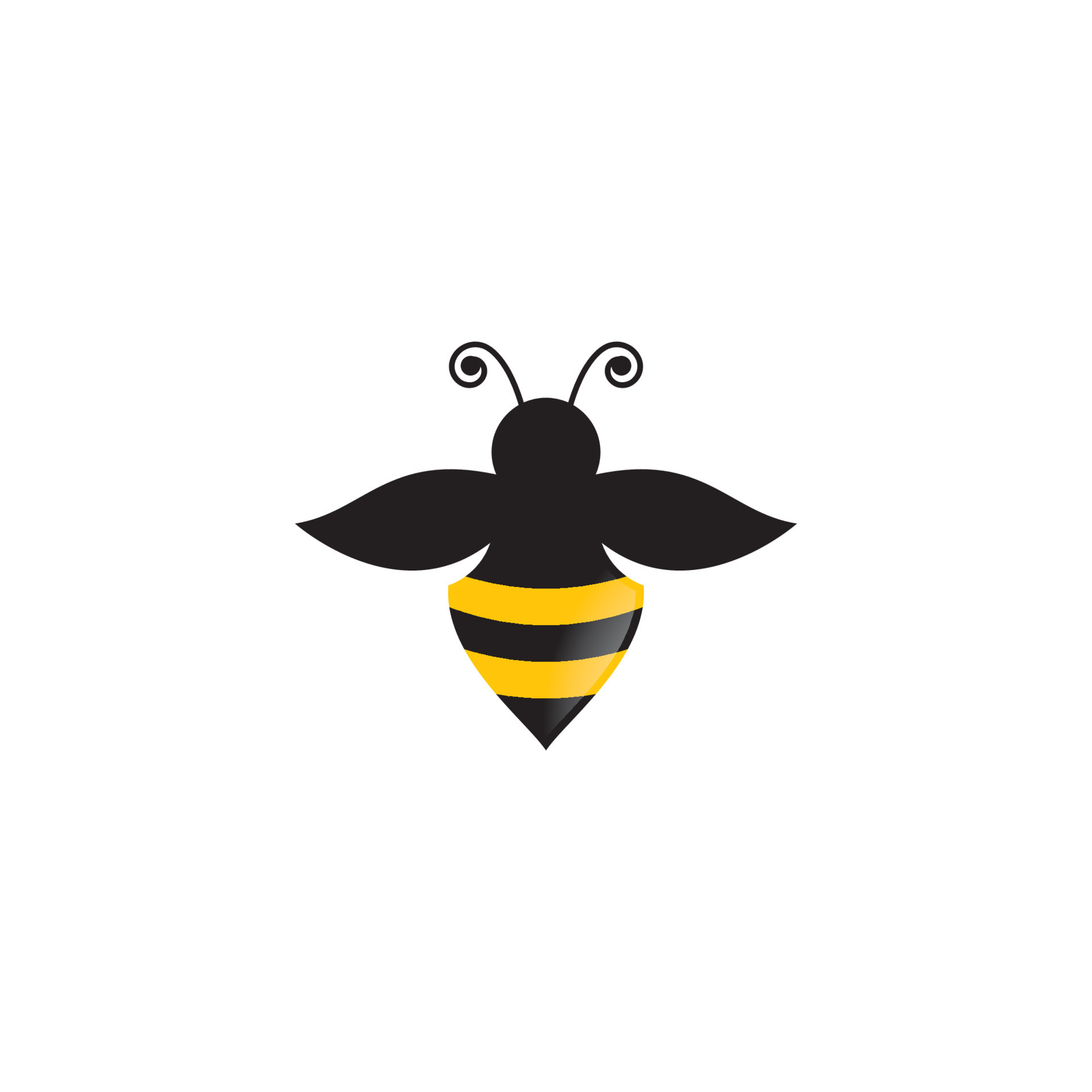 Bee logo images 14422536 Vector Art at Vecteezy