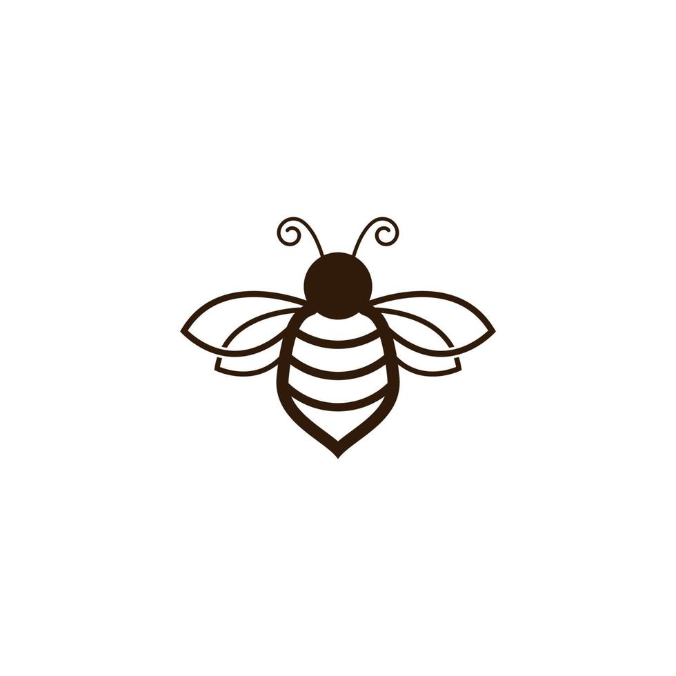 Bee logo images vector