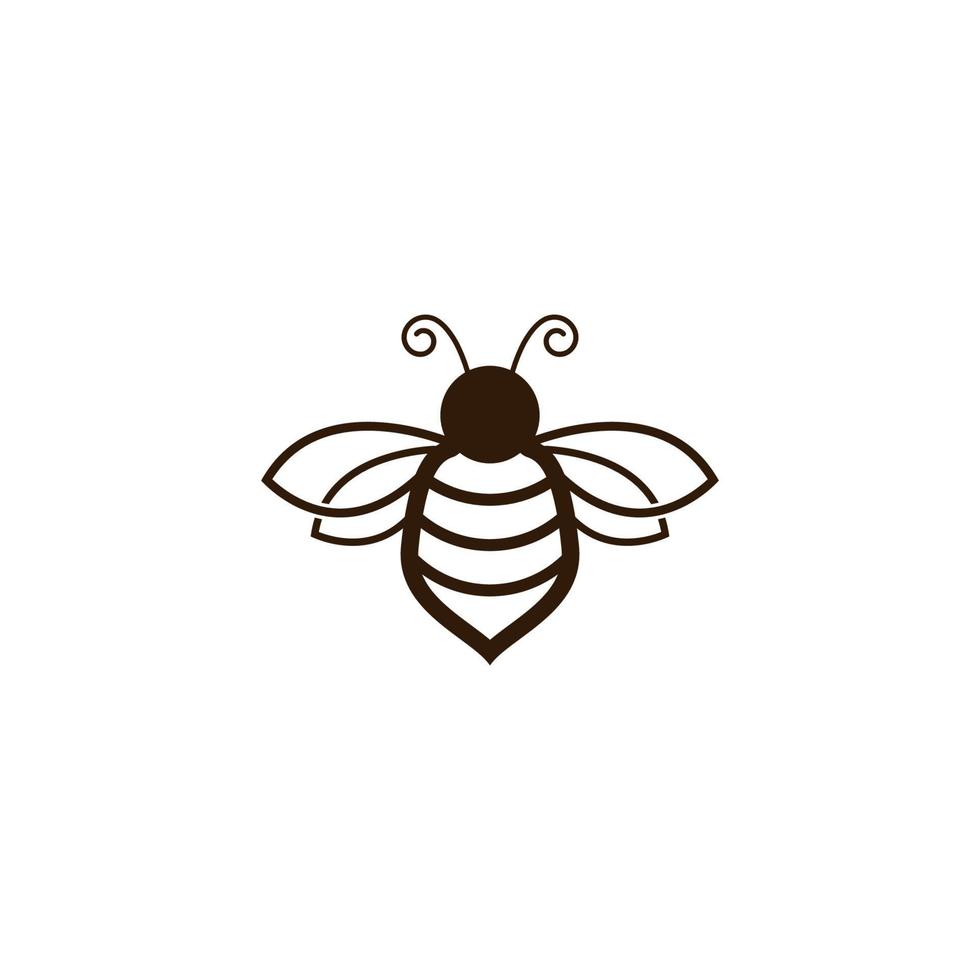 Bee logo images vector