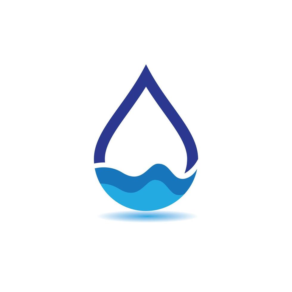 Water drop logo images vector