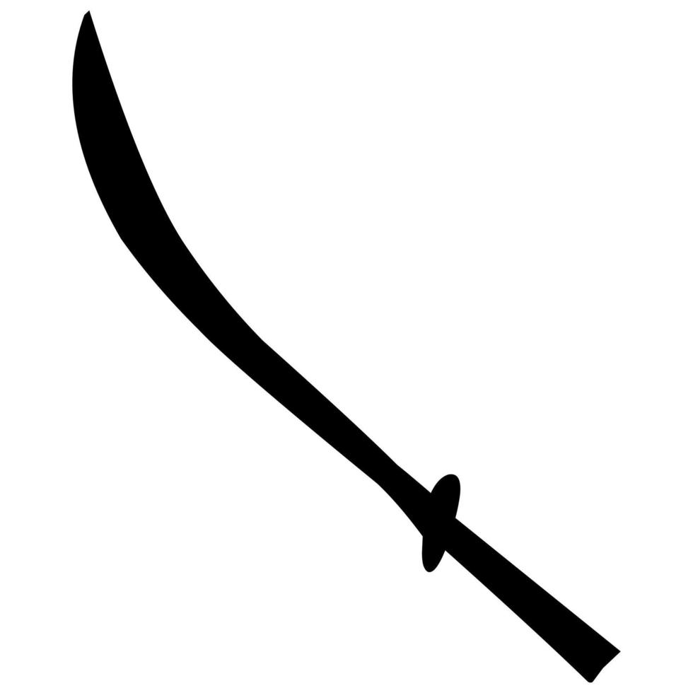 diseño vectorial de espada adecuado para pegatinas, logotipos y otros vector