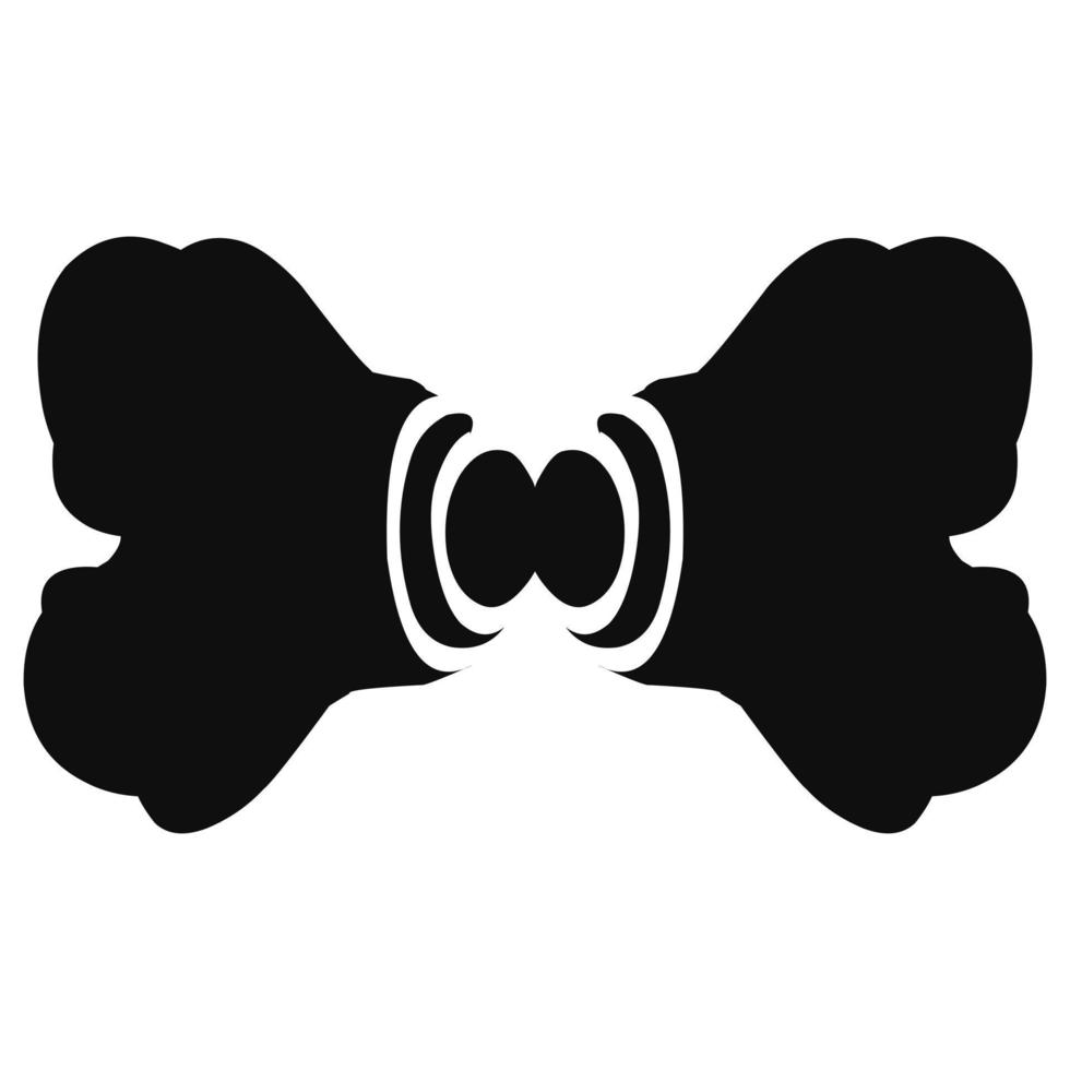 Bow tie tattoo vector design suitable for stickers, logos, and more