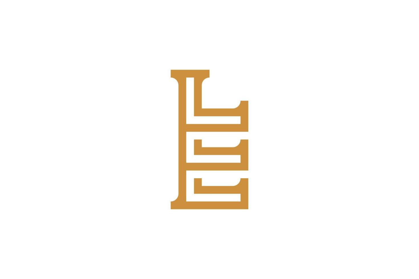 Flat Design Letter L Logo Template vector