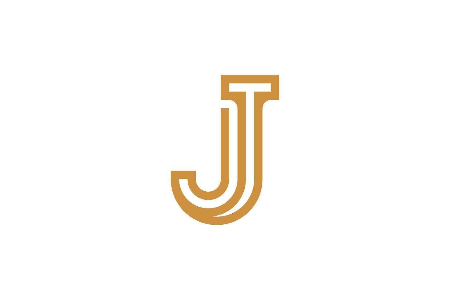 Luxury Letter J Logo vector