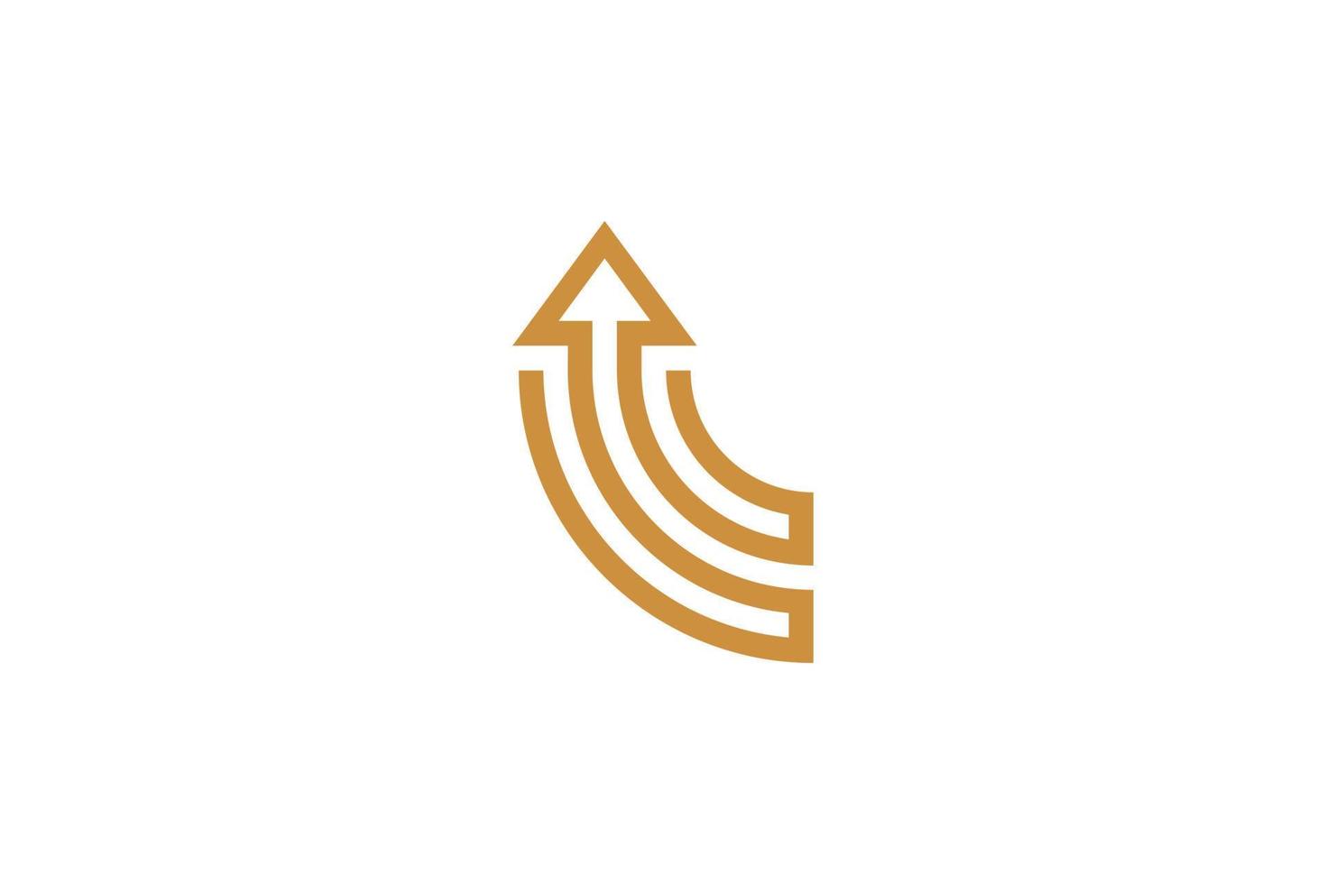 Flat Design Letter L Logo Template vector