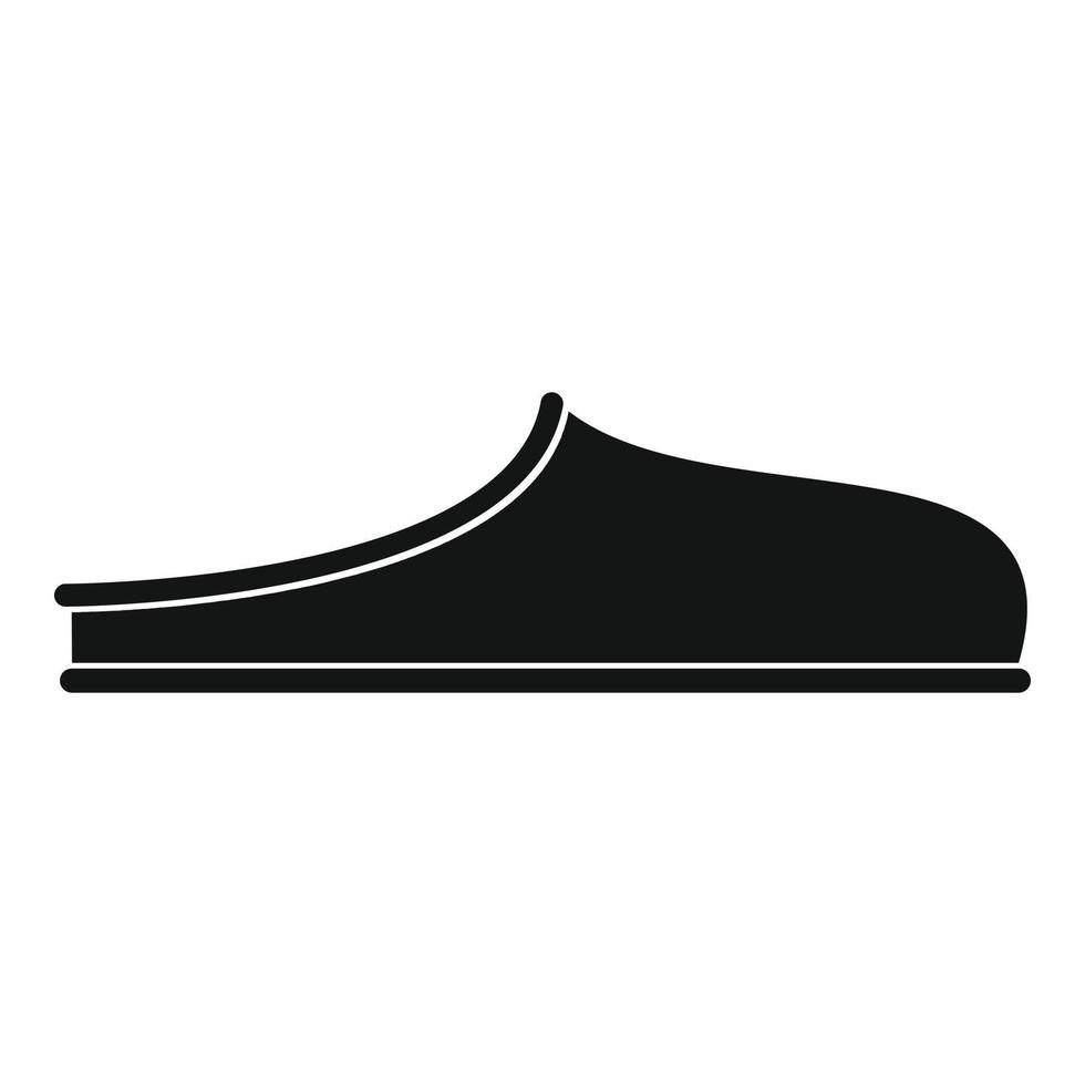Slippers icon vector simple
