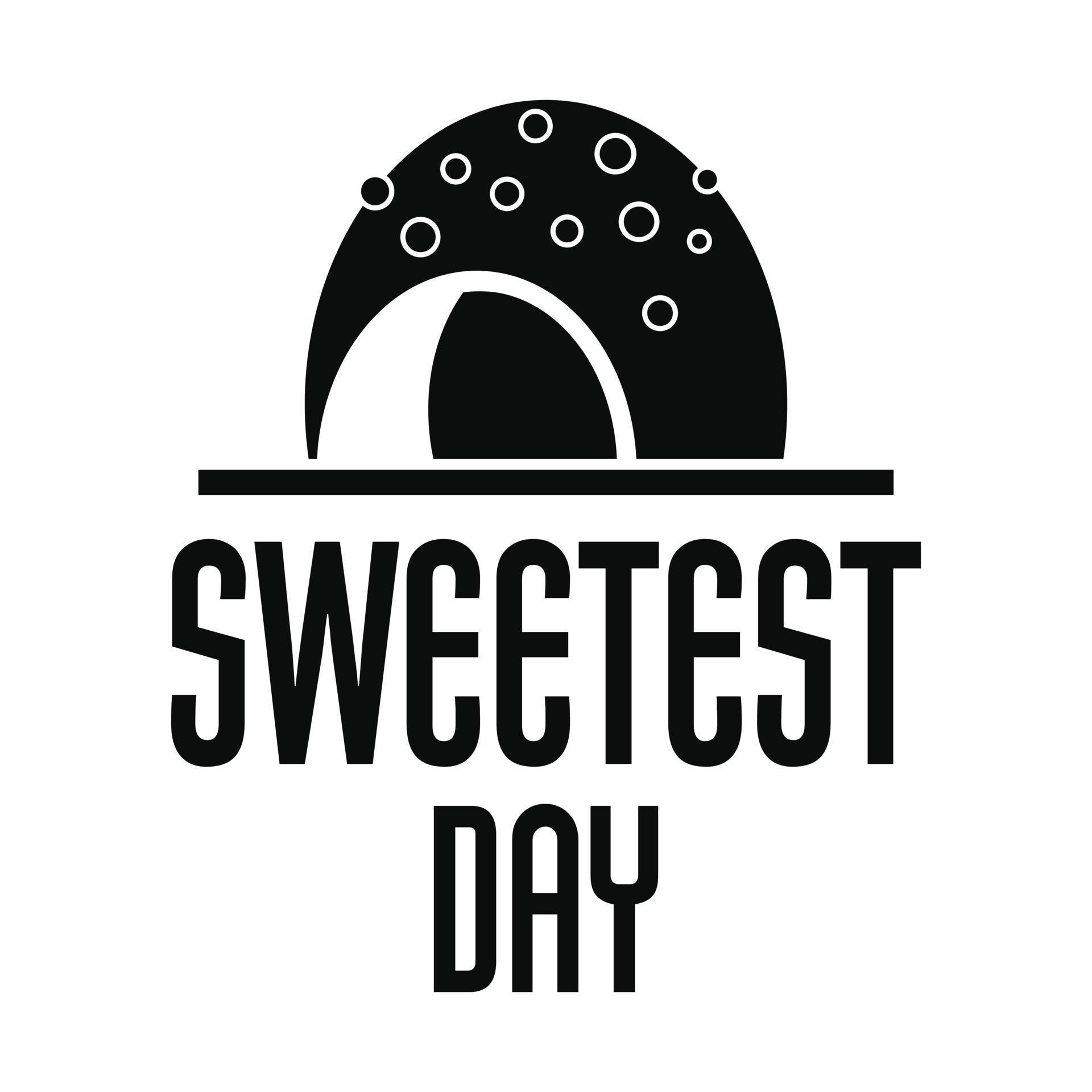 Candy sweet day logo, simple style 14423209 Vector Art at Vecteezy