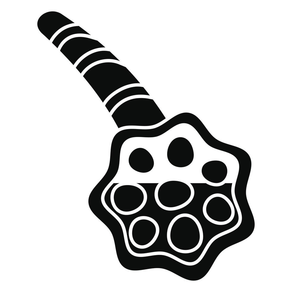 Pneumonia alveolus icon, simple style vector