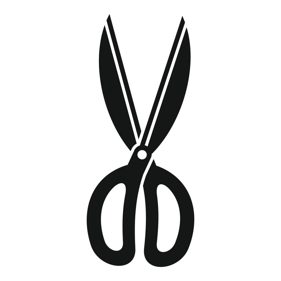 Garden scissors icon, simple style vector