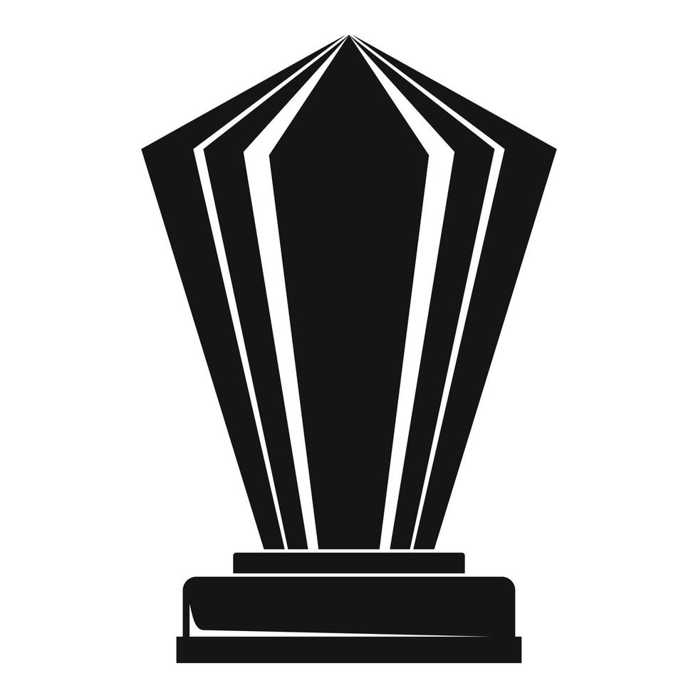 Award icon vector simple