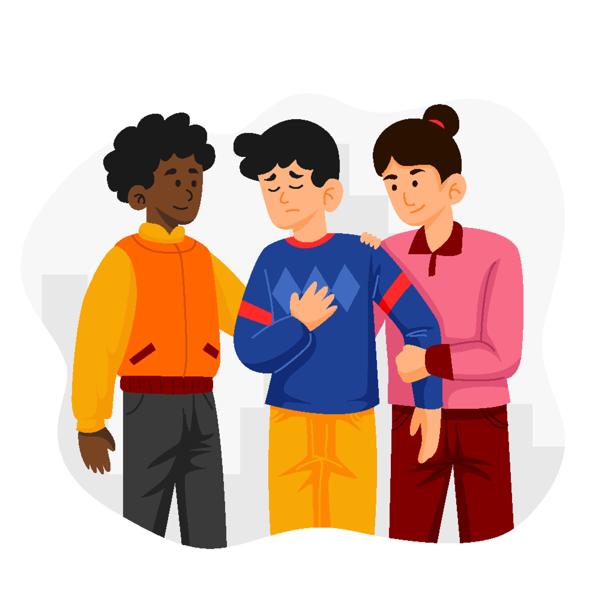 Self Care Mental Health Group Support People Concept 14424657 Vector self-care-mental-health-group-support-people-concept-14424657-vector
