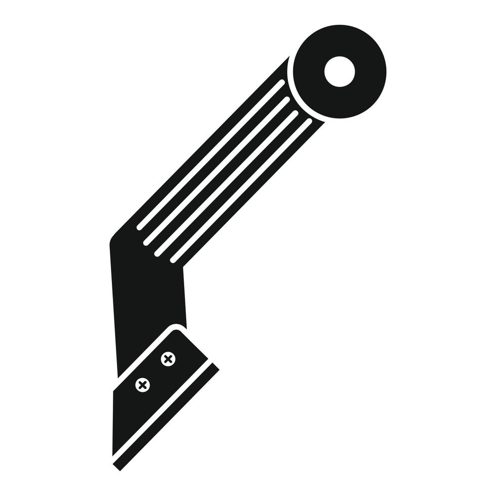Construction knife icon, simple style vector