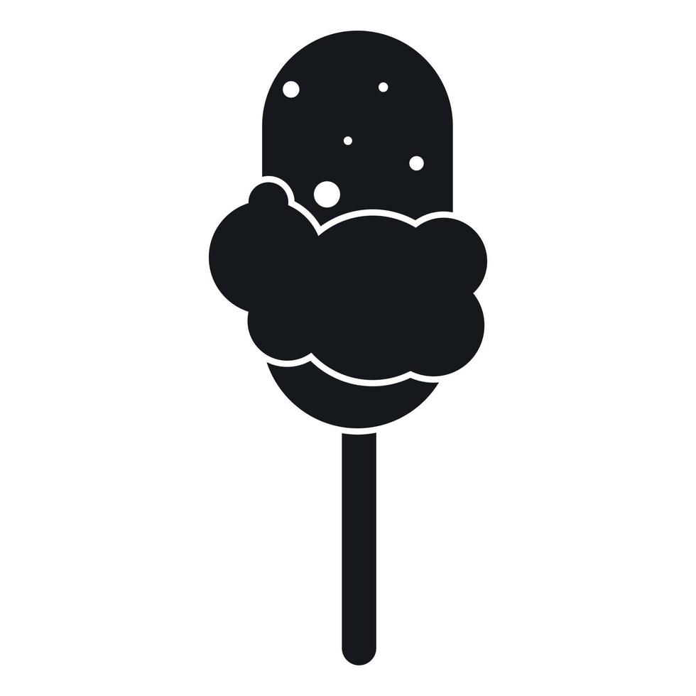 icono de helado, estilo simple vector