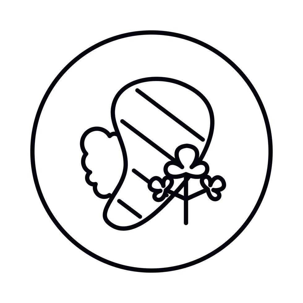 Steak Icon, outline style vector