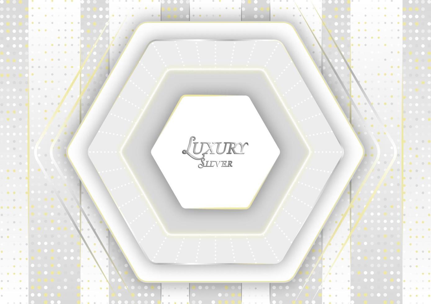Abstract background. White Silver Glitter Luxury design. Vector illustration.