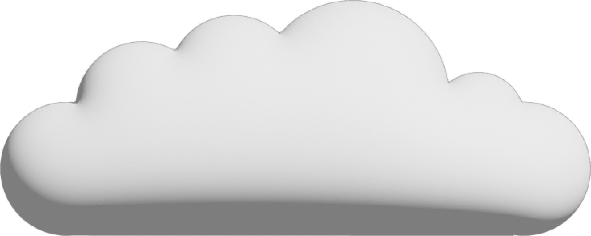 White cloud Crop-out Icon png