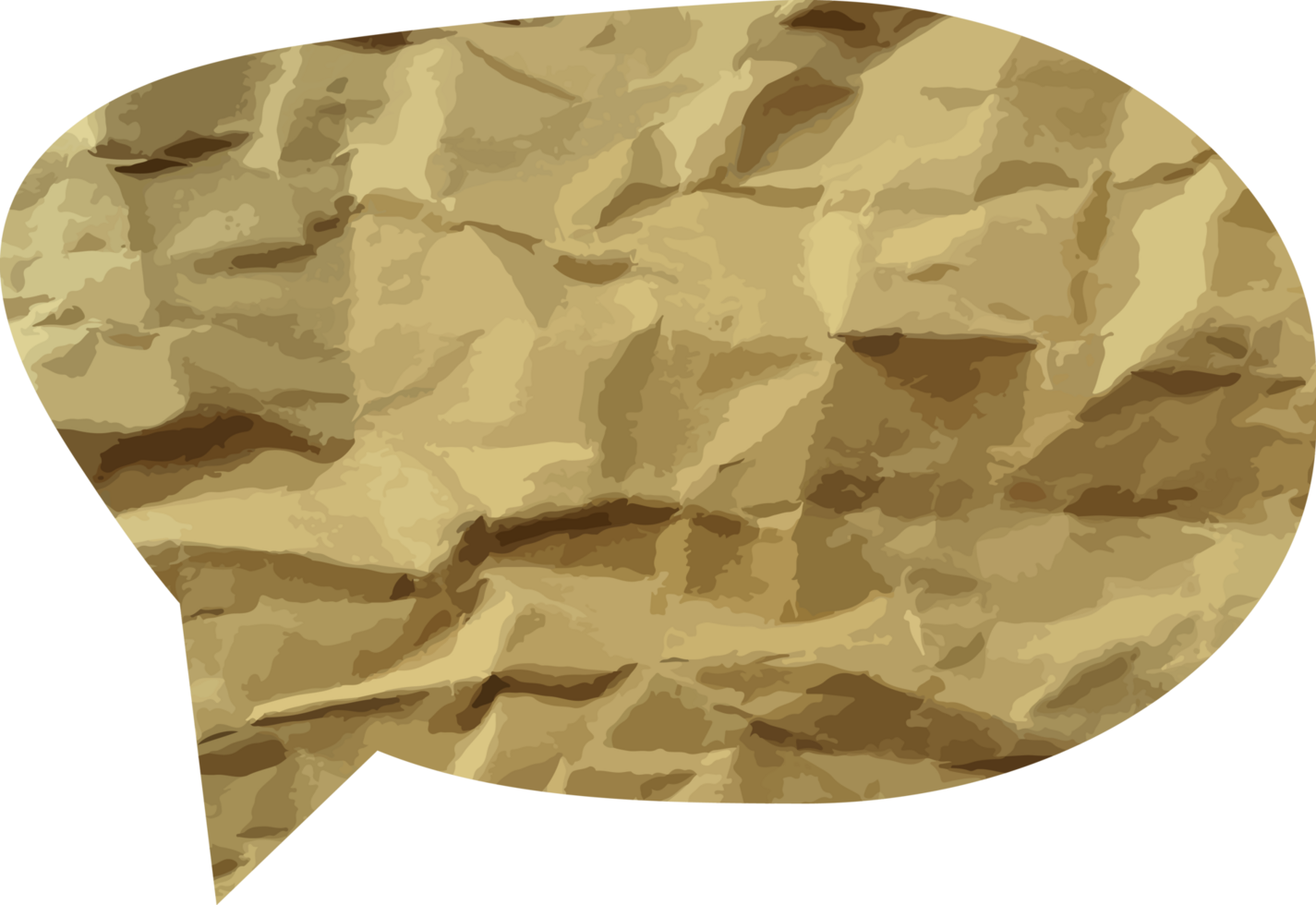 Speech Bubble Crop-out Icon png