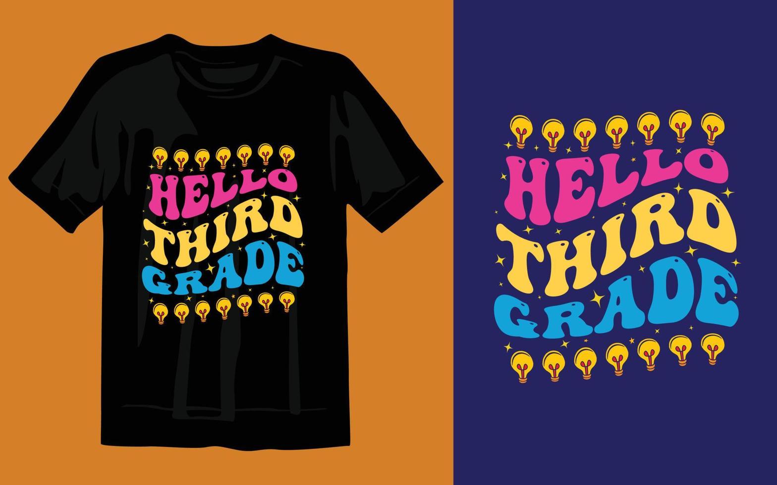 100 day of school colorful t shirt design vector free download
