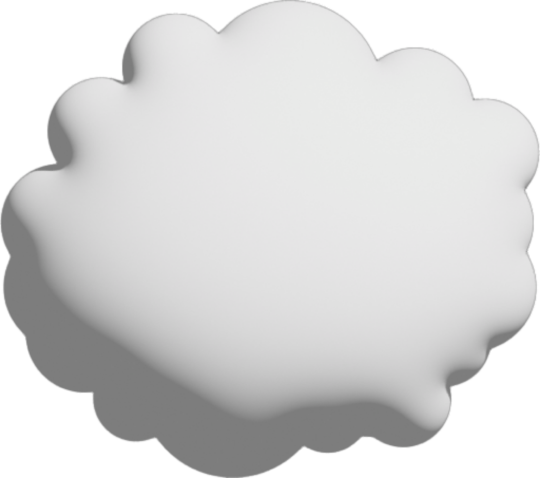 White cloud Crop-out Icon png