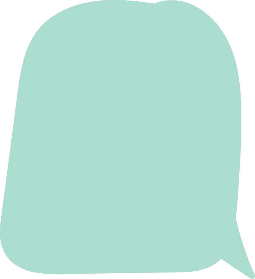Speech Bubble Crop-out Icon png