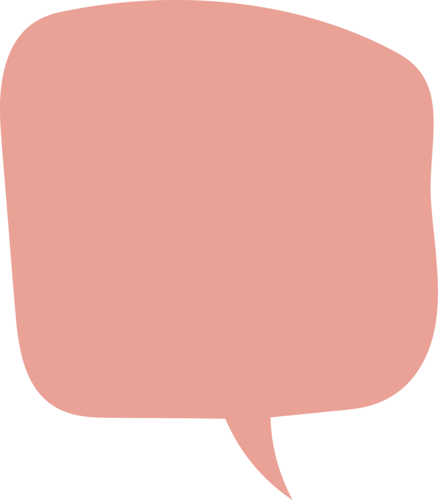 Speech Bubble Crop-out Icon png