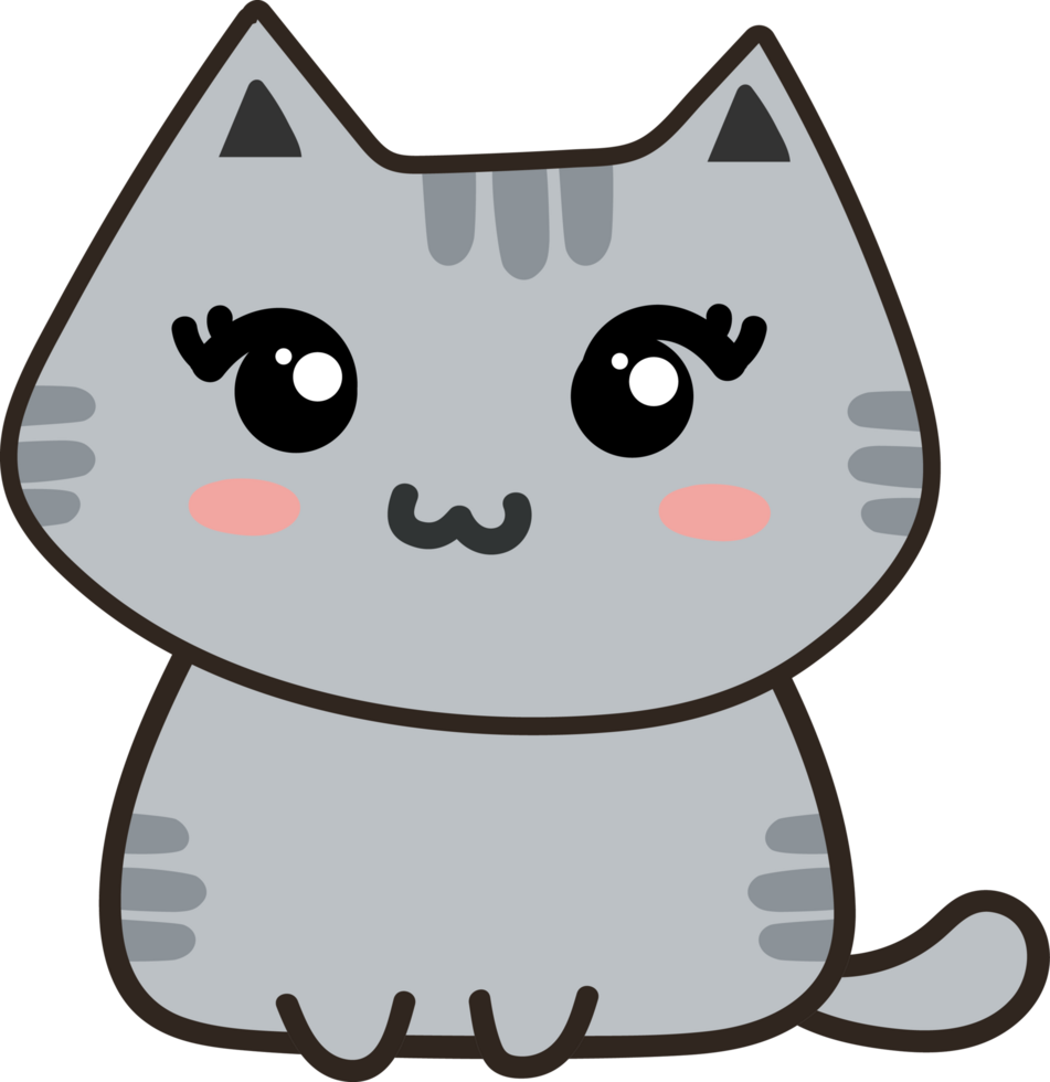 gatto cartone animato personaggio ritagliare png