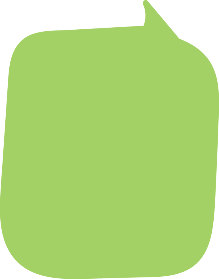 Speech Bubble Crop-out Icon png